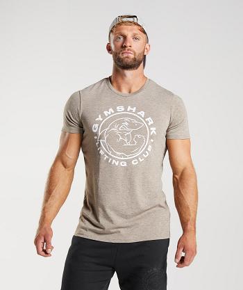 Gymshark Legacy Muške T Shirts Sive | HR 2472JPQ